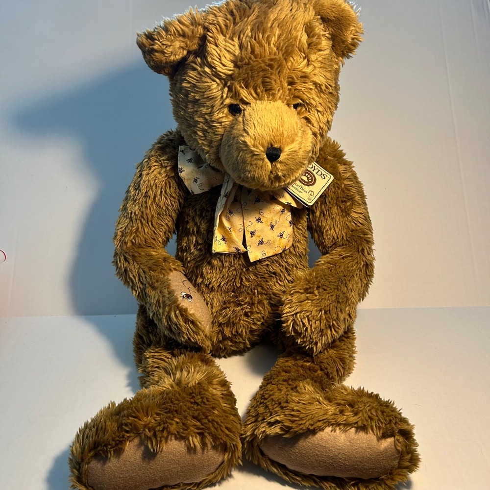 Boyds Bears Mr Beesley Heirloom Series Jointed Plush Teddy Bear Bee Huge 30"